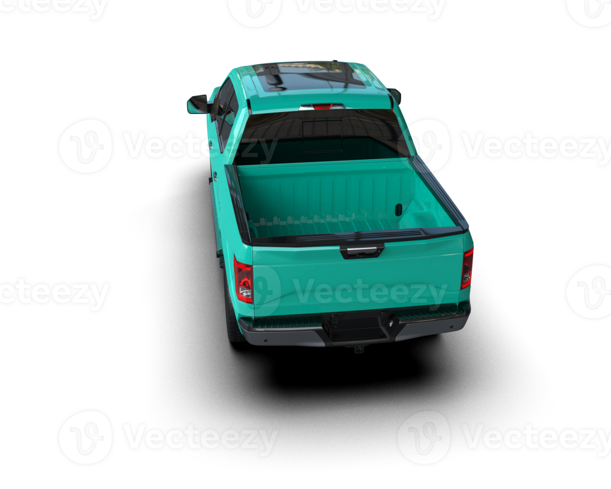 Pickup truck isolated on background. 3d rendering - illustration png