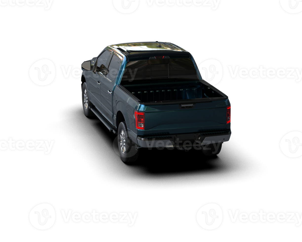 Pickup truck isolated on background. 3d rendering - illustration png