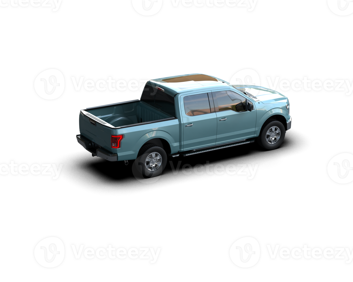 Pickup truck isolated on background. 3d rendering - illustration png