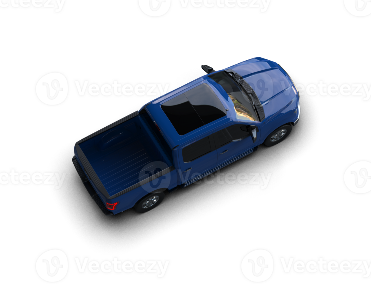 Pickup truck isolated on background. 3d rendering - illustration png