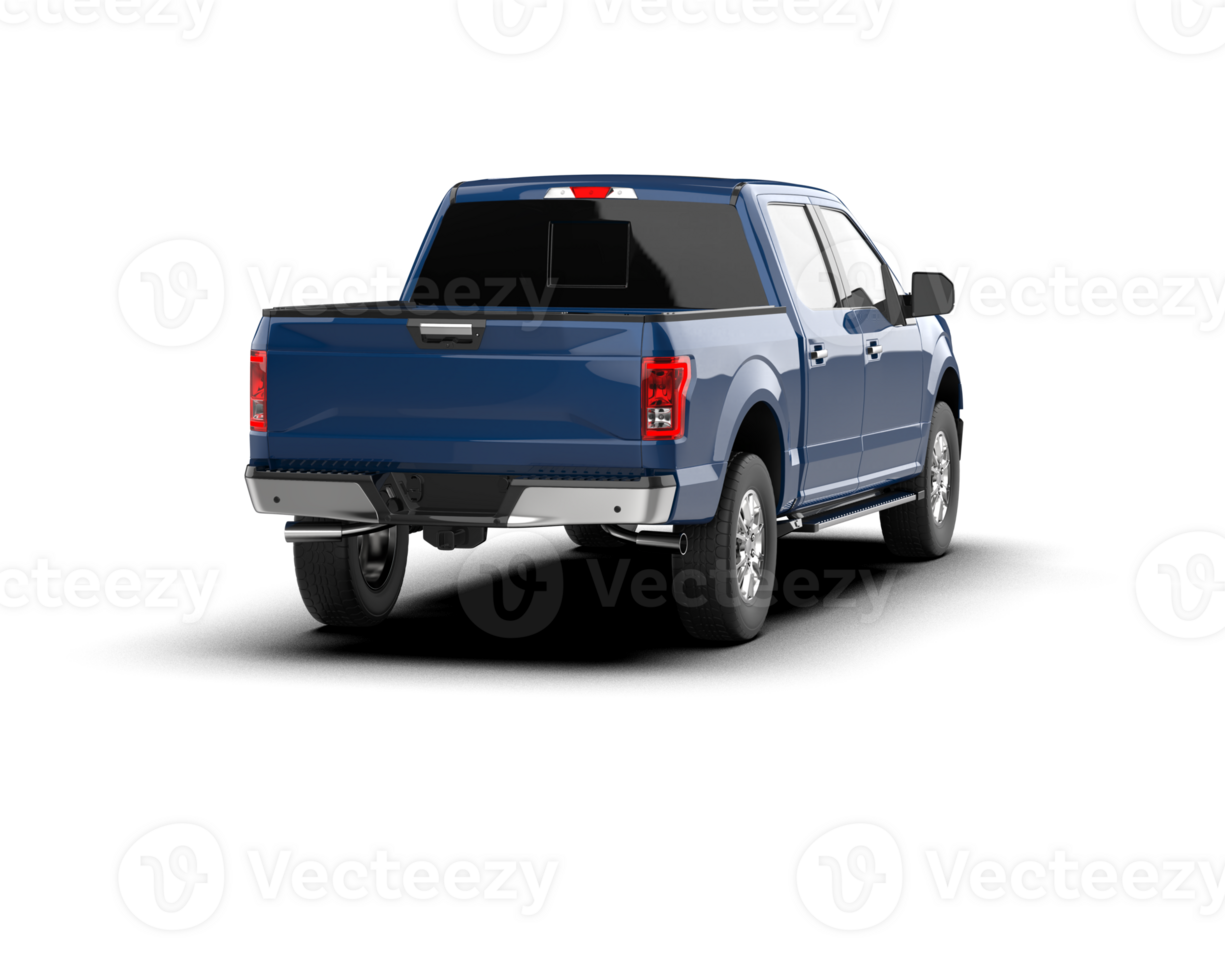 Pickup truck isolated on background. 3d rendering - illustration png