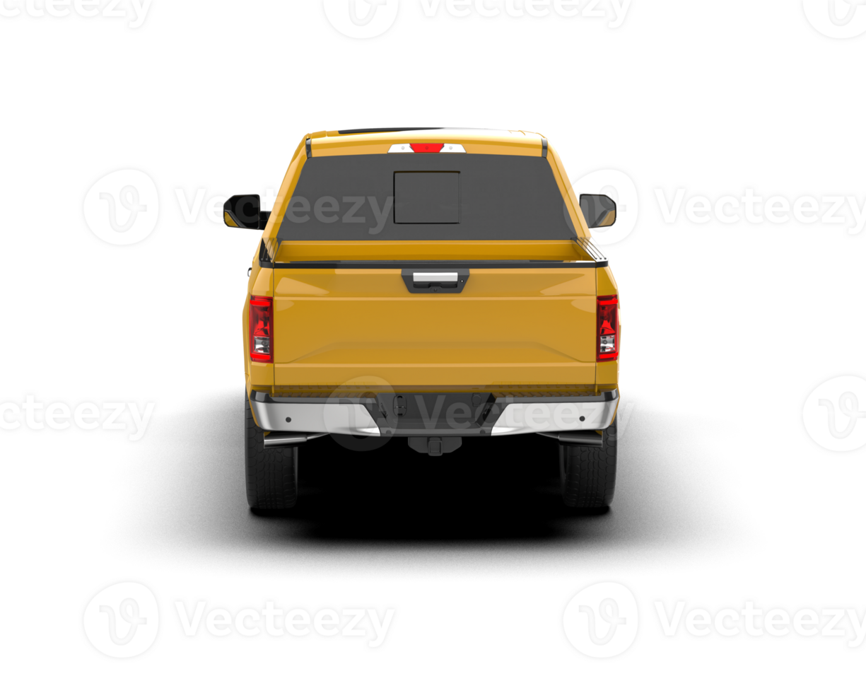 Pickup truck isolated on background. 3d rendering - illustration png