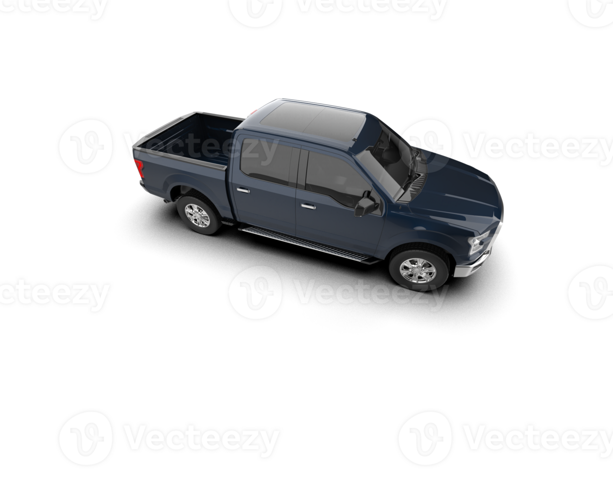Pickup truck isolated on background. 3d rendering - illustration png