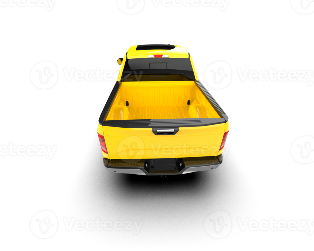 Pickup truck isolated on background. 3d rendering - illustration png