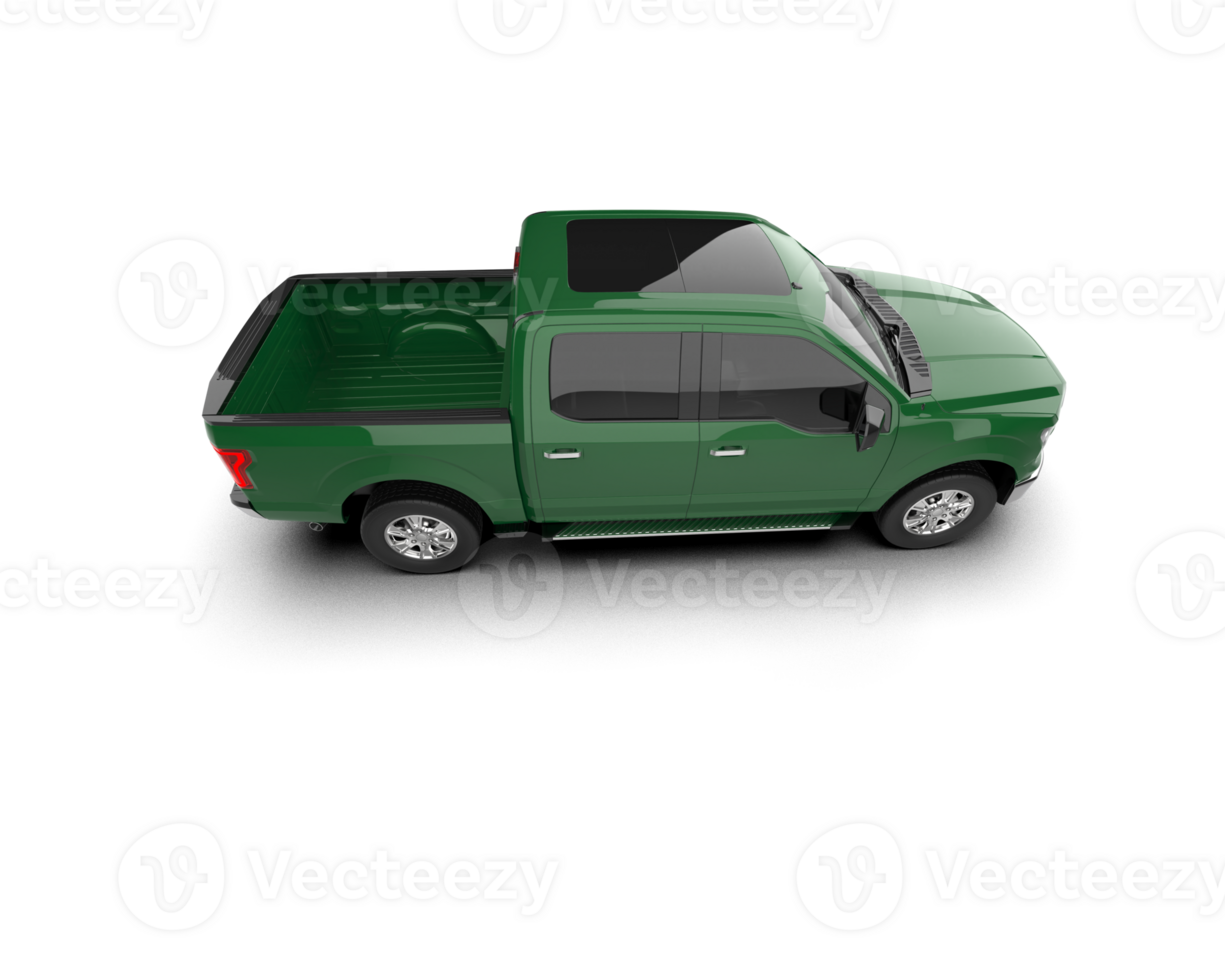 Pickup truck isolated on background. 3d rendering - illustration png