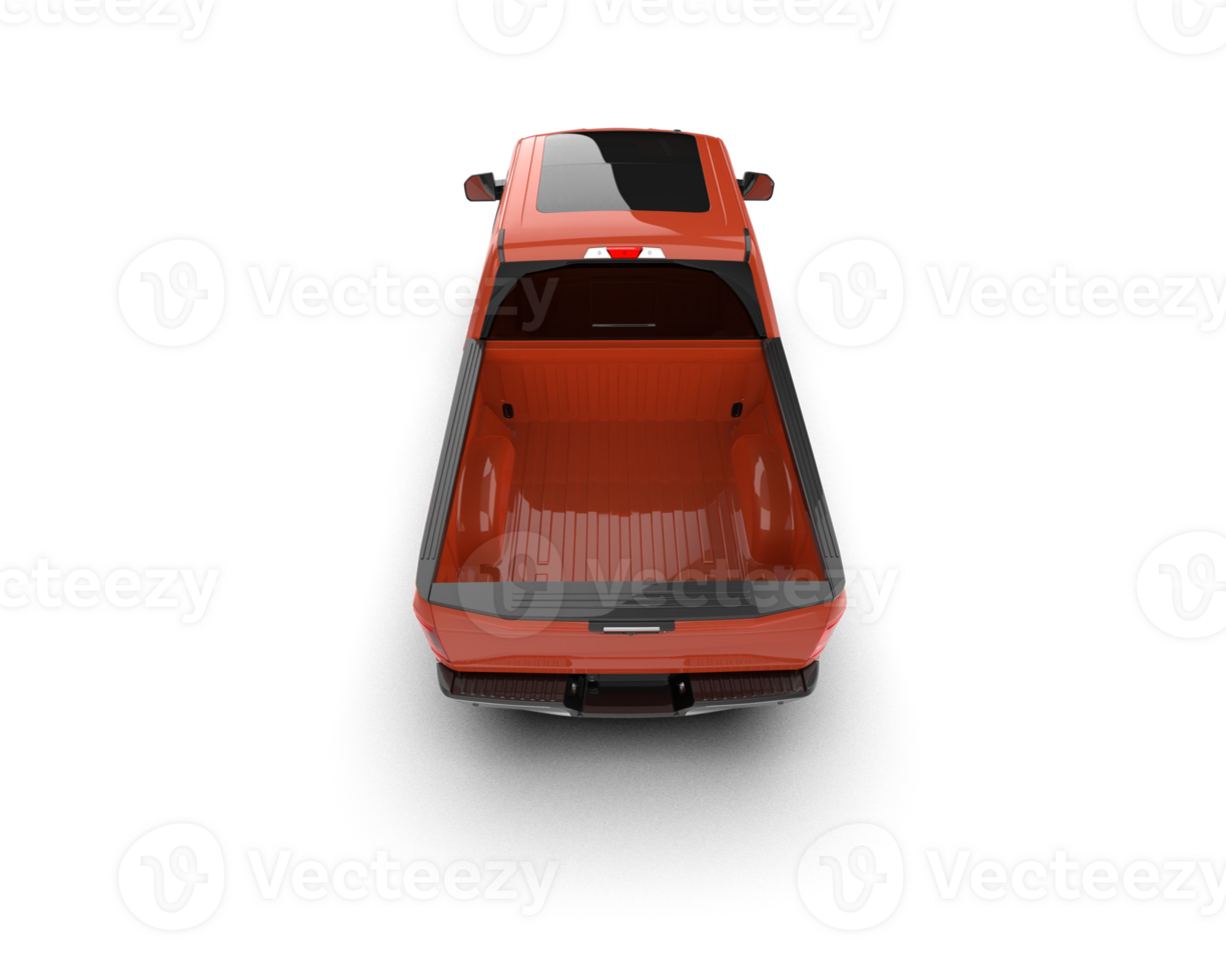 Pickup truck isolated on background. 3d rendering - illustration png