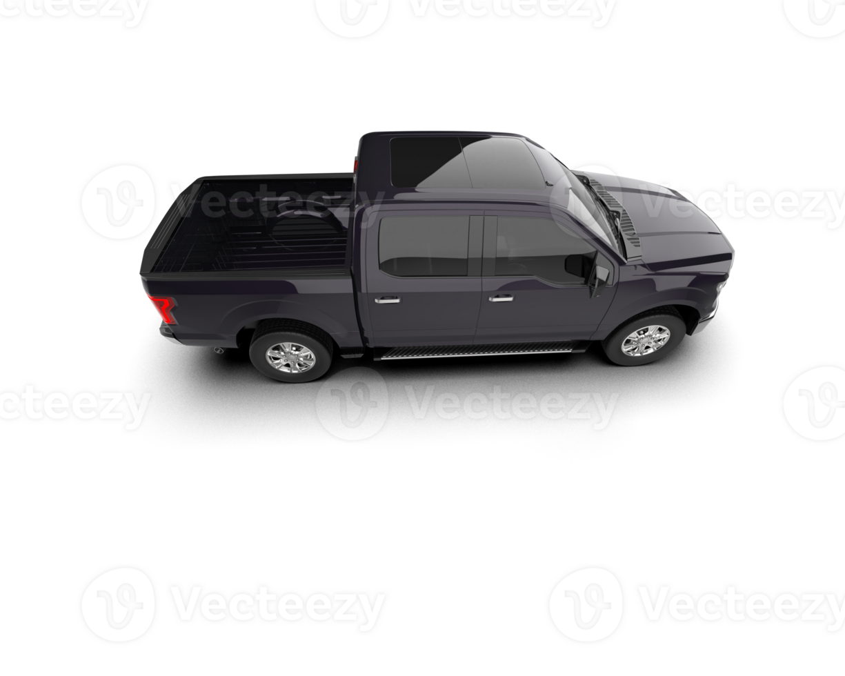 Pickup truck isolated on background. 3d rendering - illustration png