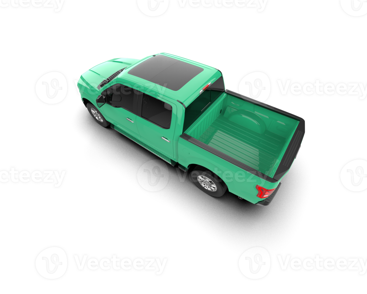 Pickup truck isolated on background. 3d rendering - illustration png