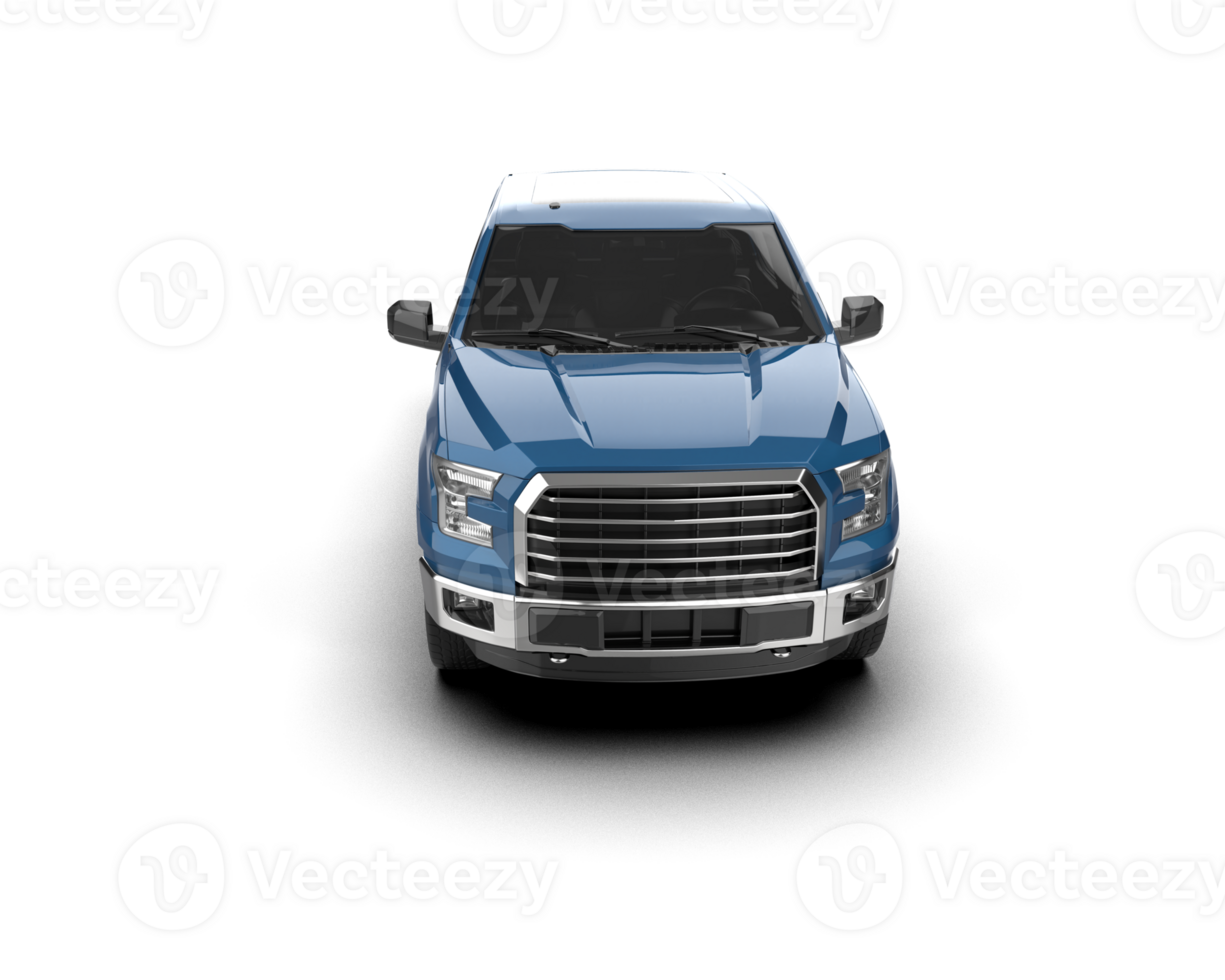 Pickup truck isolated on background. 3d rendering - illustration png