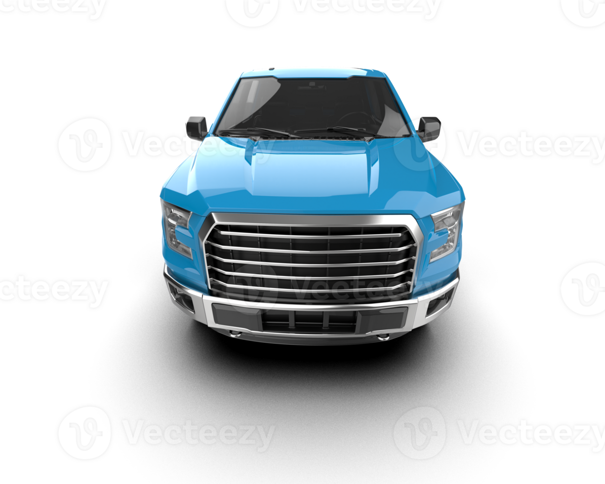 Pickup truck isolated on background. 3d rendering - illustration png