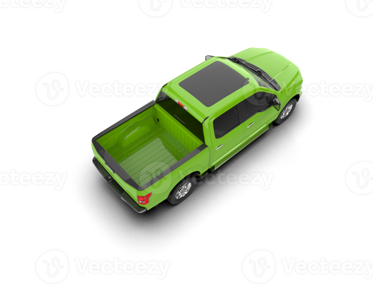 Pickup truck isolated on background. 3d rendering - illustration png