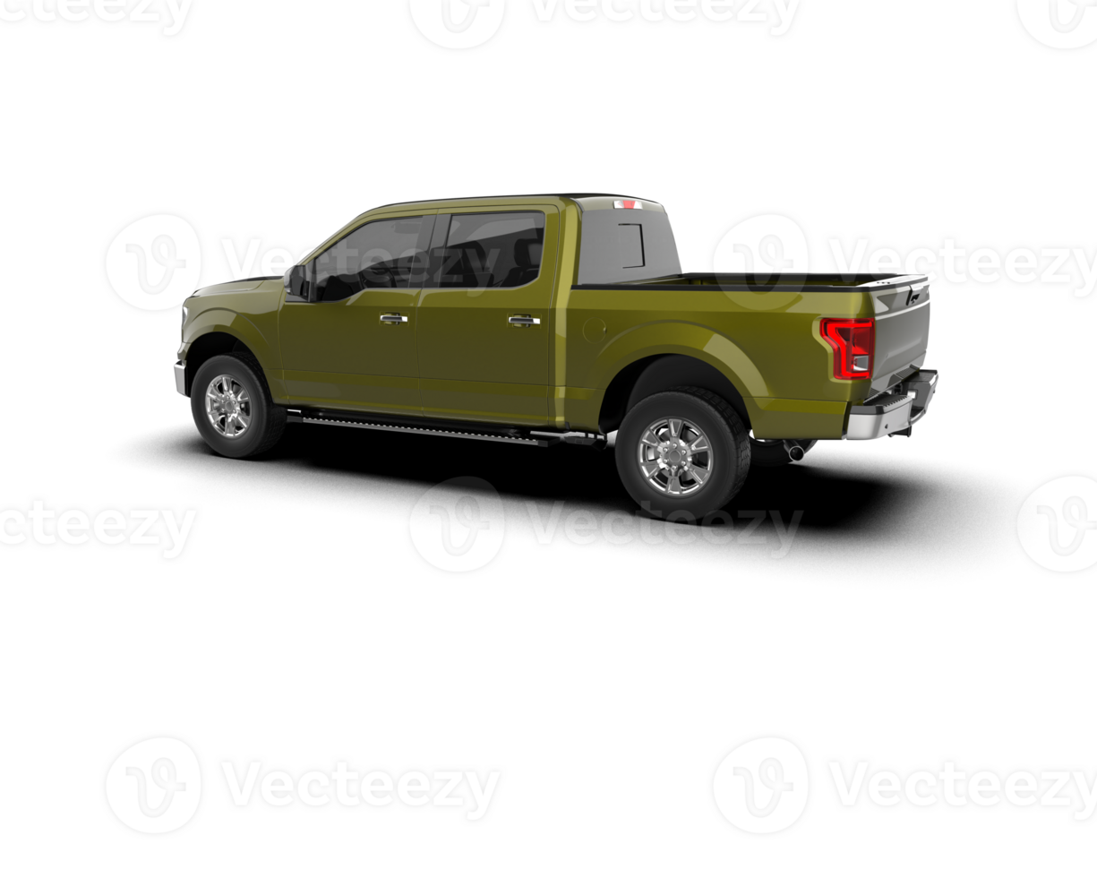 Pickup truck isolated on background. 3d rendering - illustration png