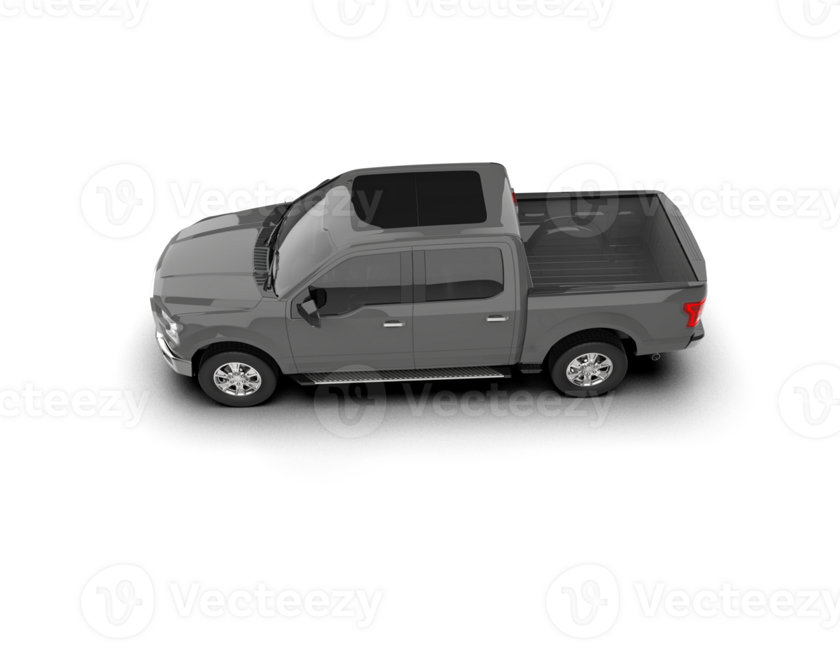 Pickup truck isolated on background. 3d rendering - illustration png