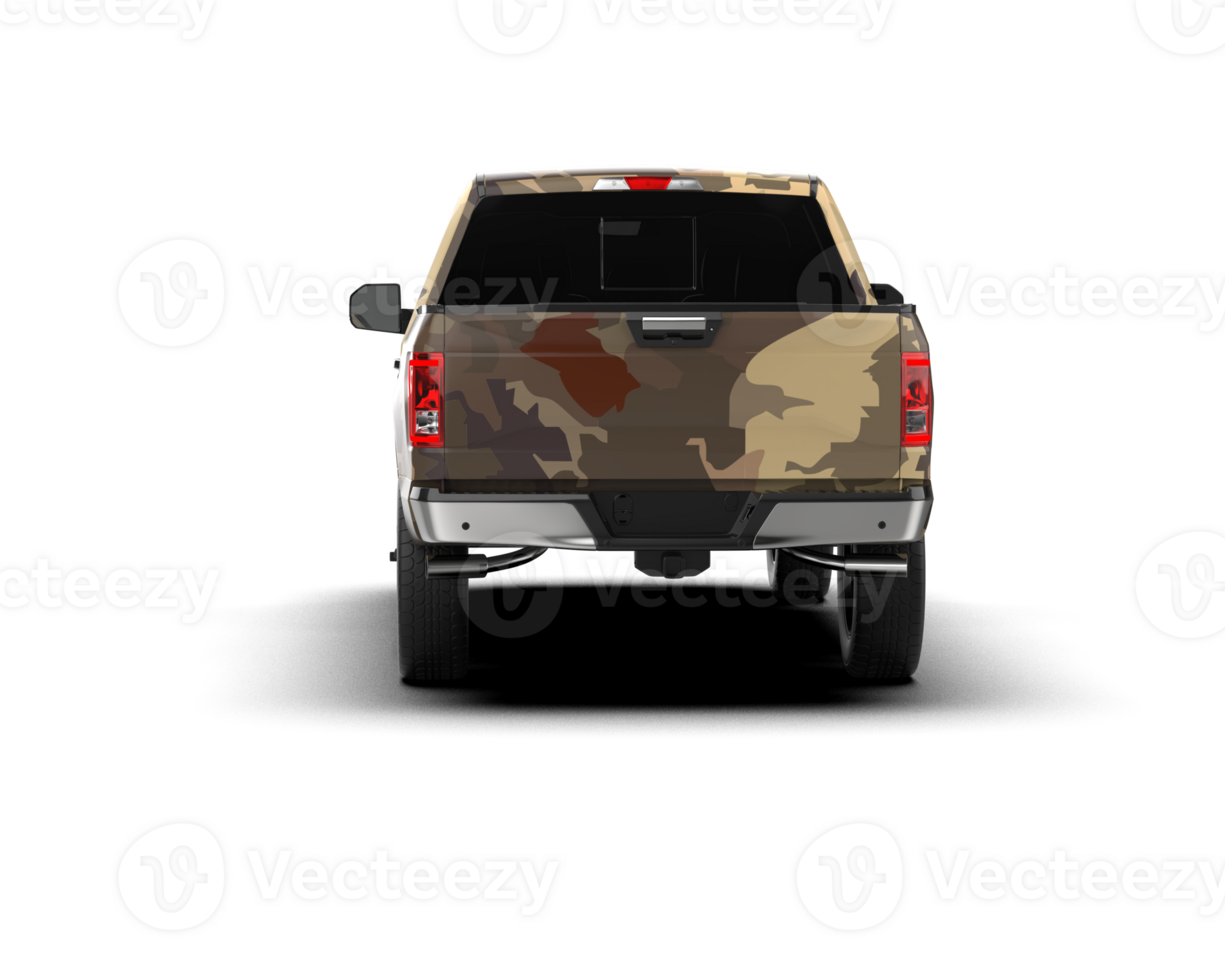Pickup truck isolated on background. 3d rendering - illustration png