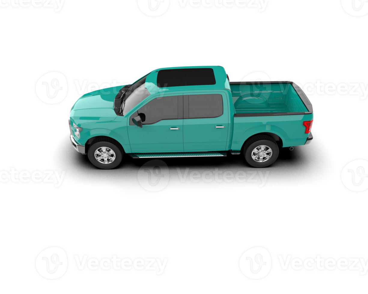 Pickup truck isolated on background. 3d rendering - illustration png