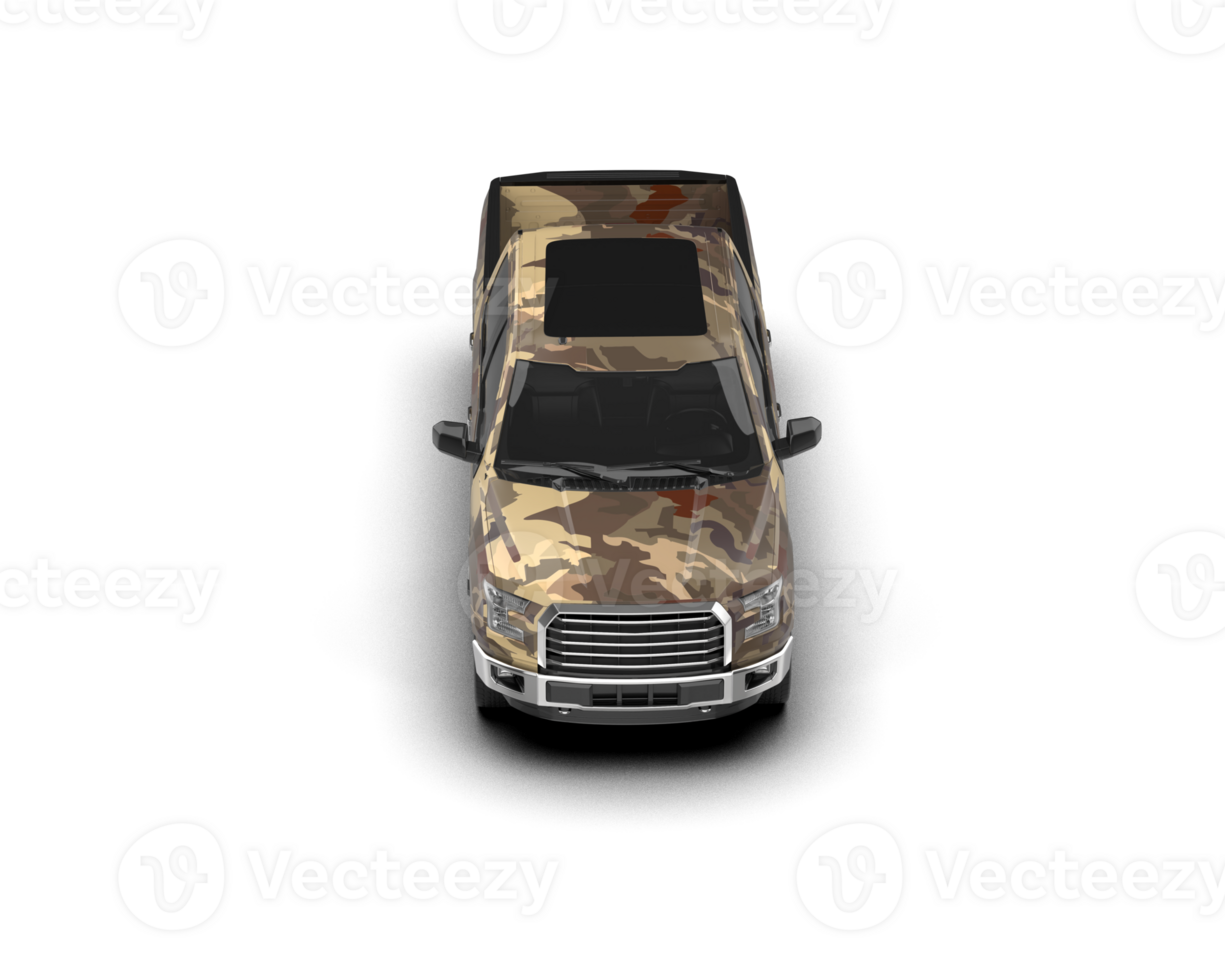 Pickup truck isolated on background. 3d rendering - illustration png