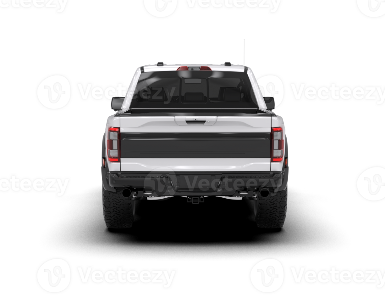 Pickup truck isolated on background. 3d rendering - illustration png
