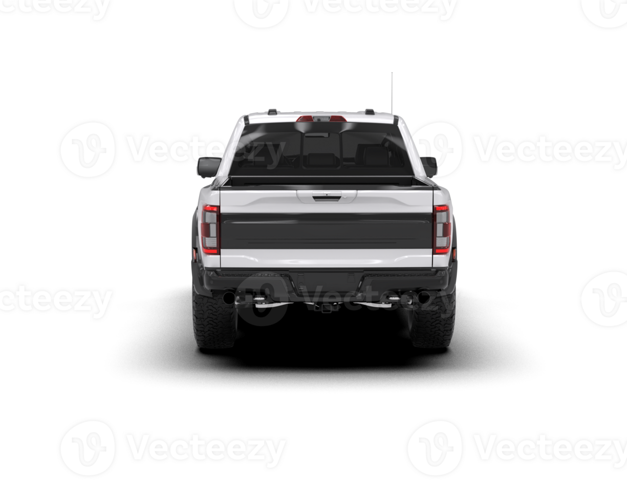 Pickup truck isolated on background. 3d rendering - illustration png