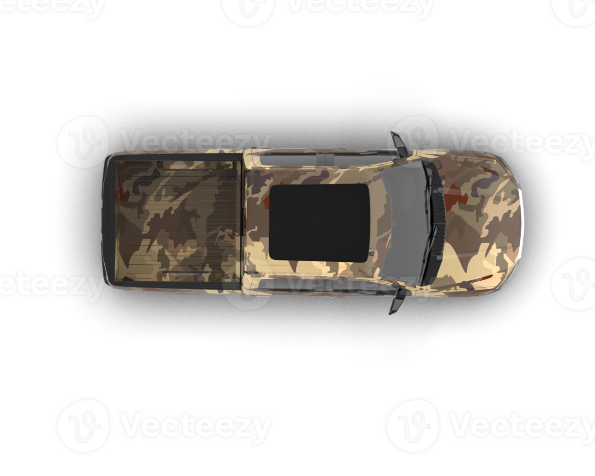 Pickup truck isolated on background. 3d rendering - illustration png