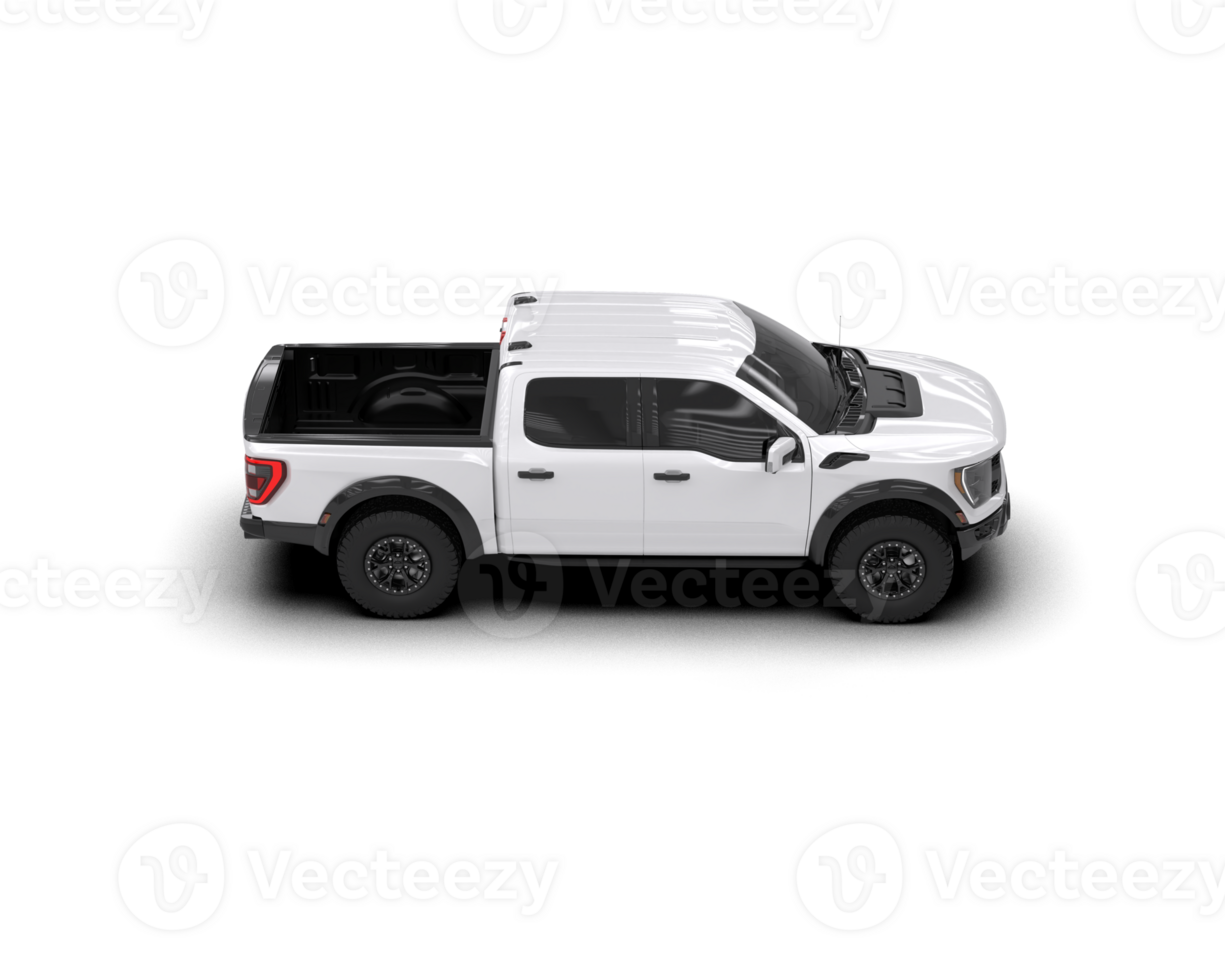 Pickup truck isolated on background. 3d rendering - illustration png