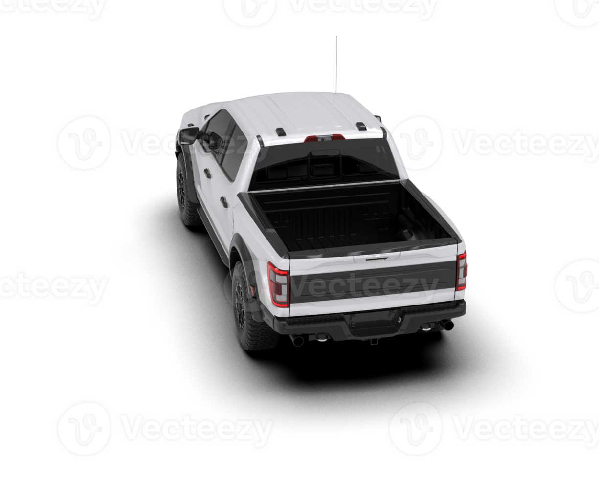 Pickup truck isolated on background. 3d rendering - illustration png