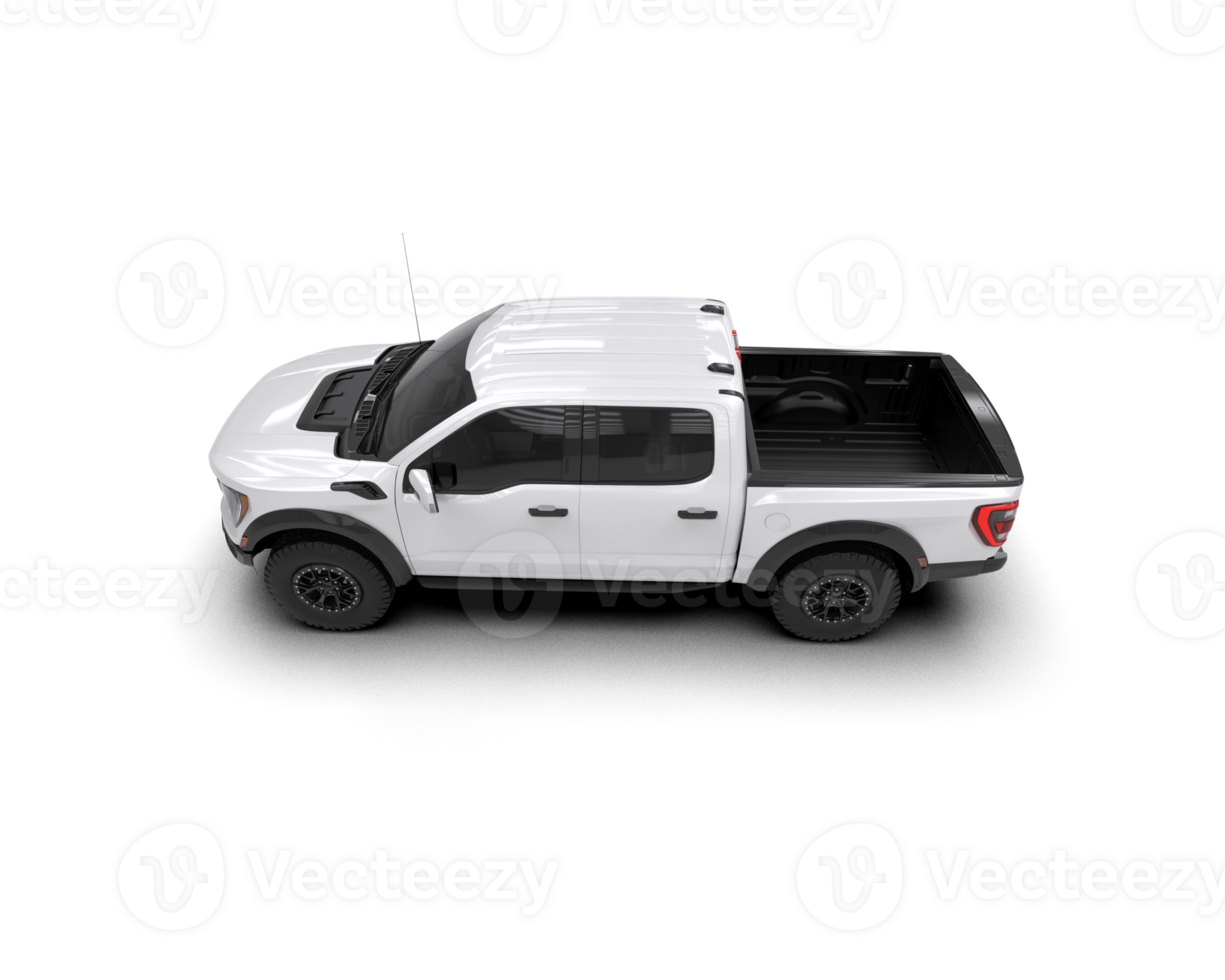 Pickup truck isolated on background. 3d rendering - illustration png