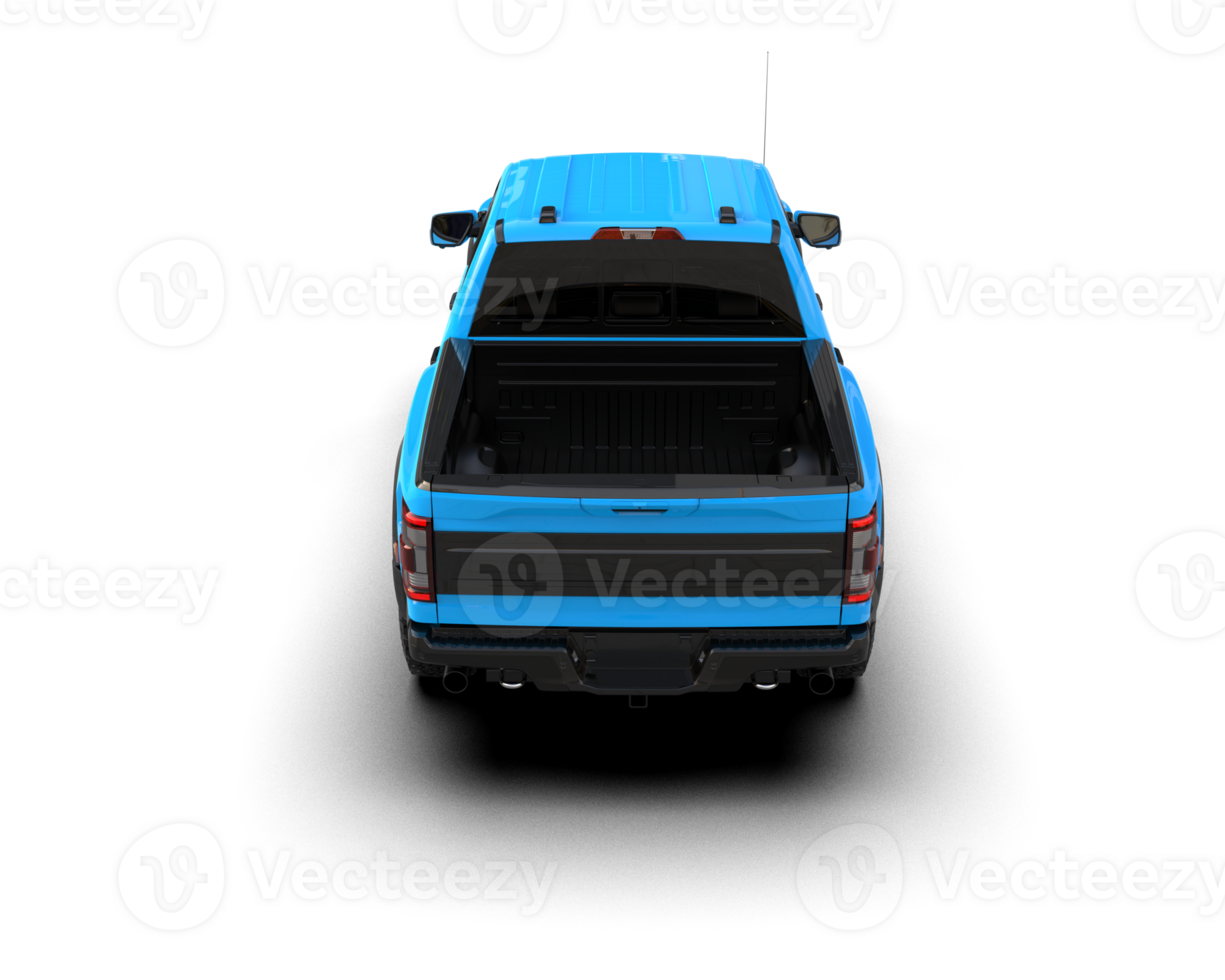 Pickup truck isolated on background. 3d rendering - illustration png