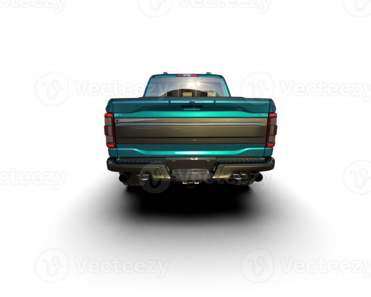 Pickup truck isolated on background. 3d rendering - illustration png