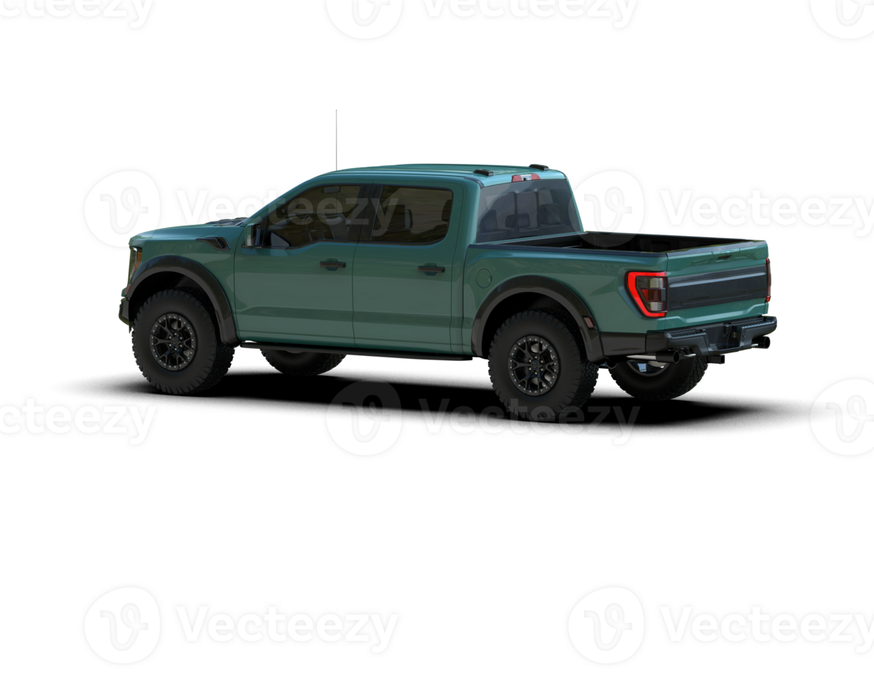 Pickup truck isolated on background. 3d rendering - illustration png