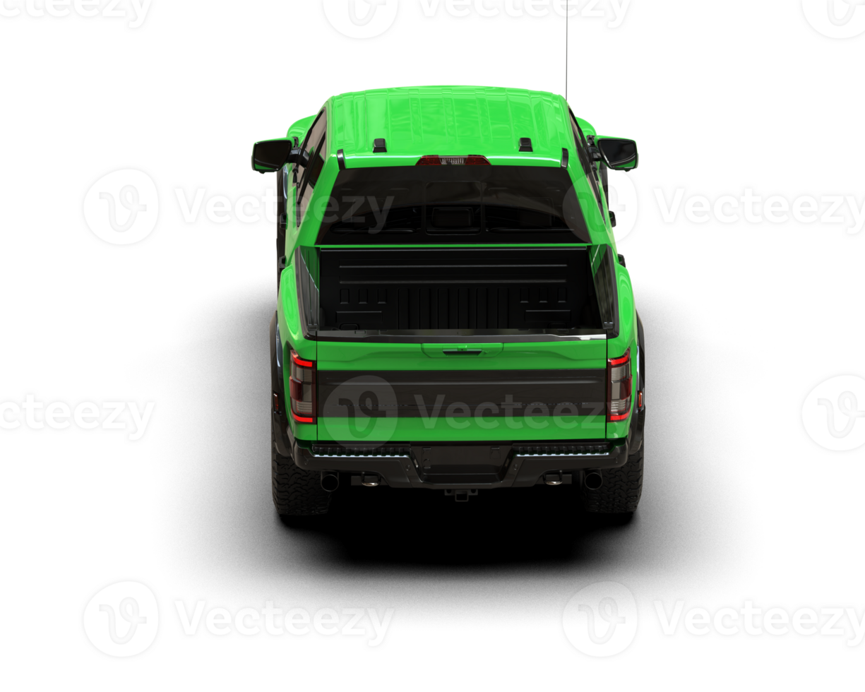 Pickup truck isolated on background. 3d rendering - illustration png