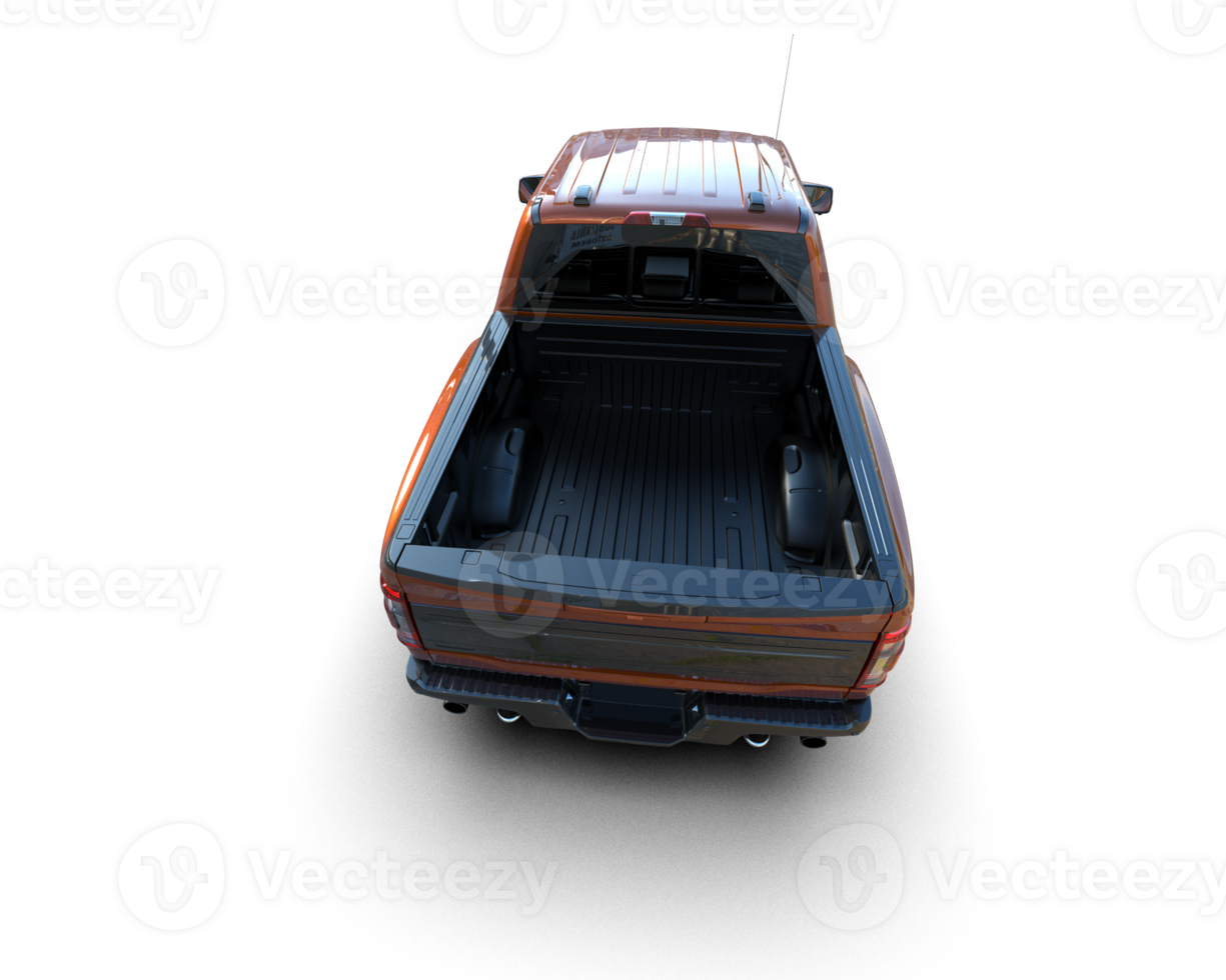 Pickup truck isolated on background. 3d rendering - illustration png