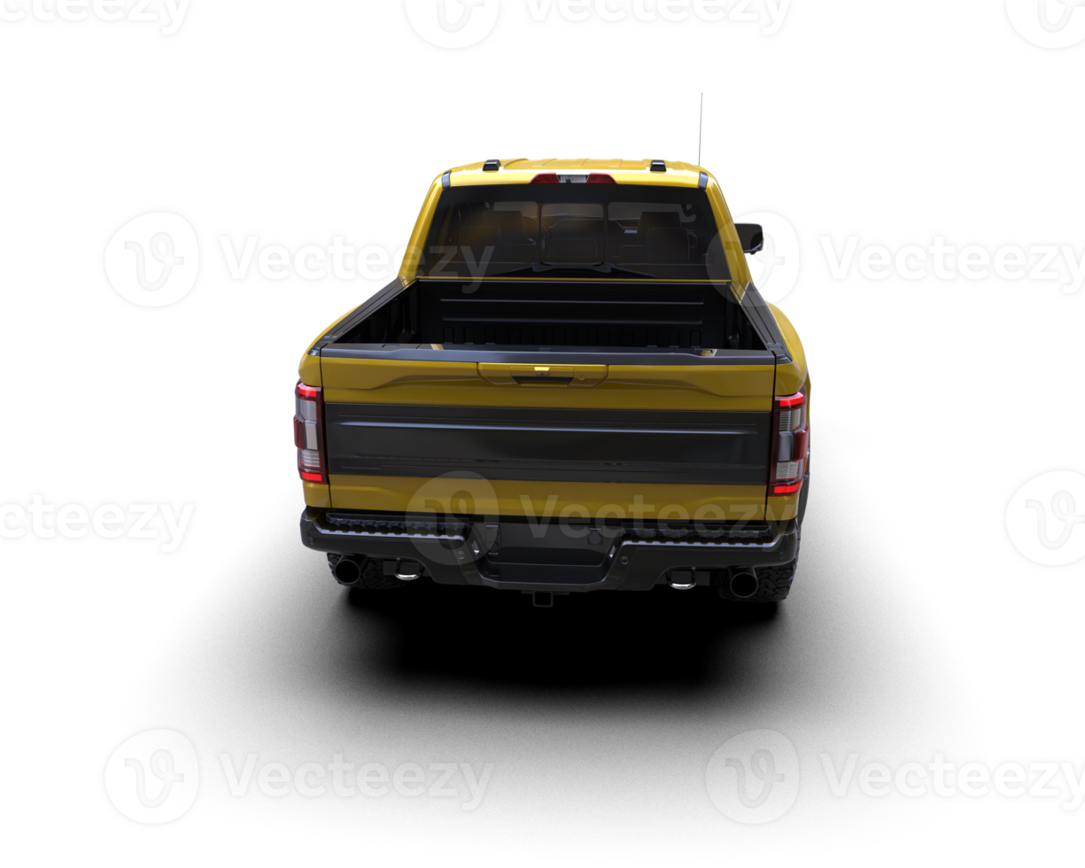 Pickup truck isolated on background. 3d rendering - illustration png