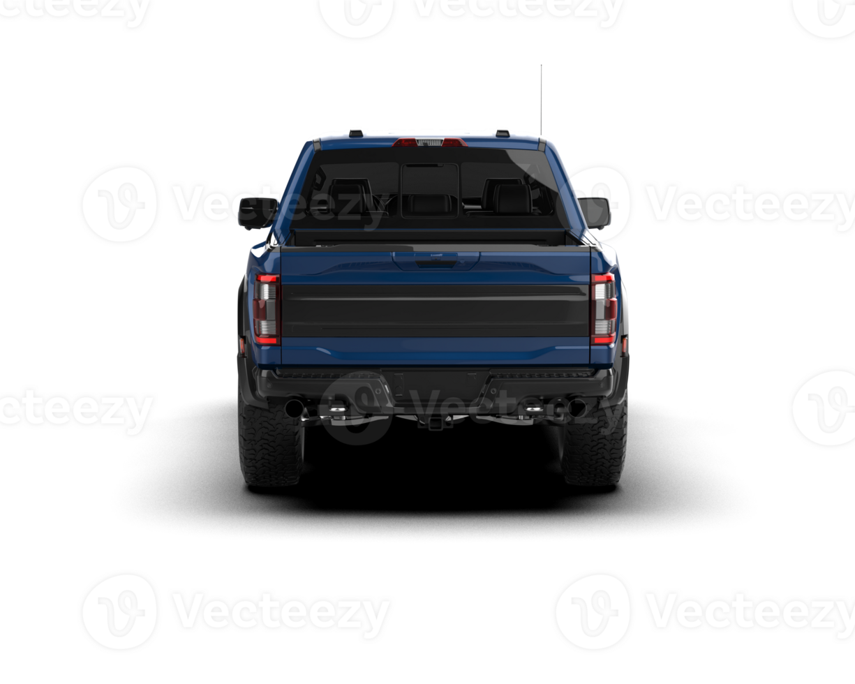 Pickup truck isolated on background. 3d rendering - illustration png