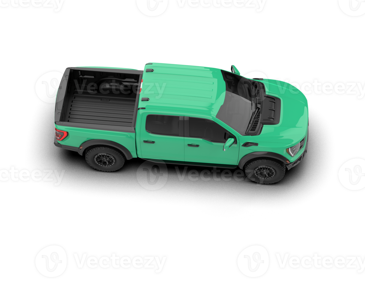 Pickup truck isolated on background. 3d rendering - illustration png