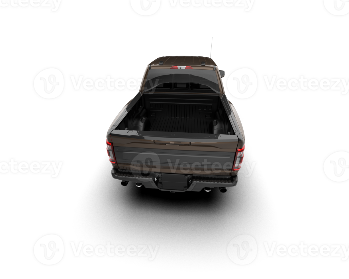 Pickup truck isolated on background. 3d rendering - illustration png