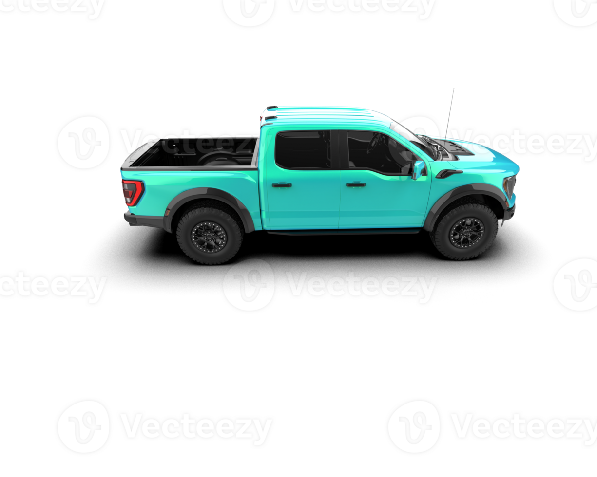 Pickup truck isolated on background. 3d rendering - illustration png