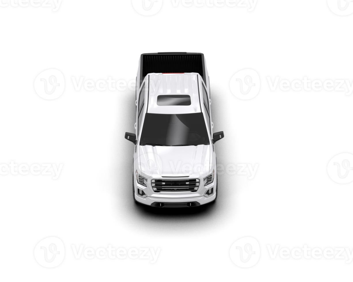 Pickup truck isolated on background. 3d rendering - illustration png