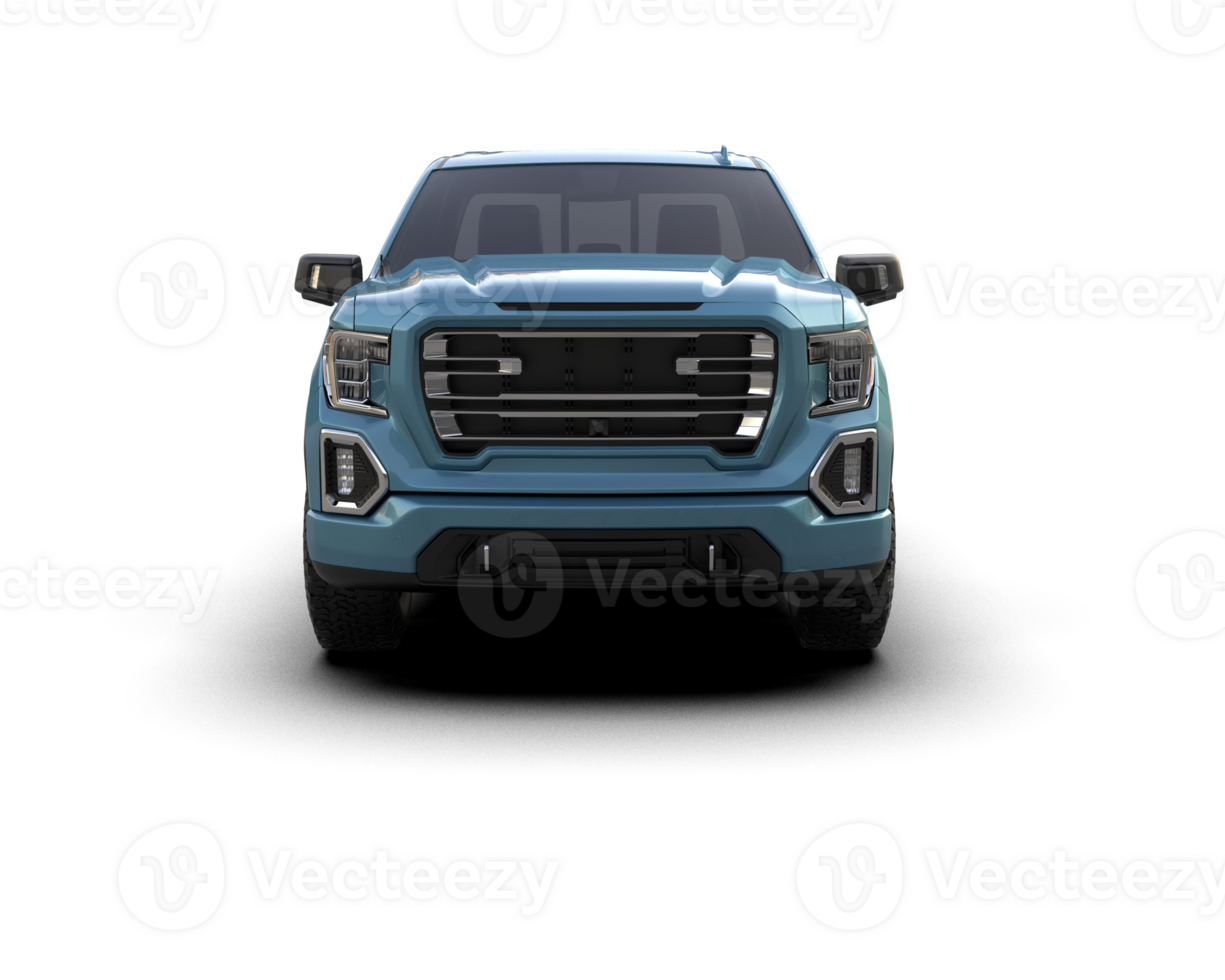 Pickup truck isolated on background. 3d rendering - illustration png