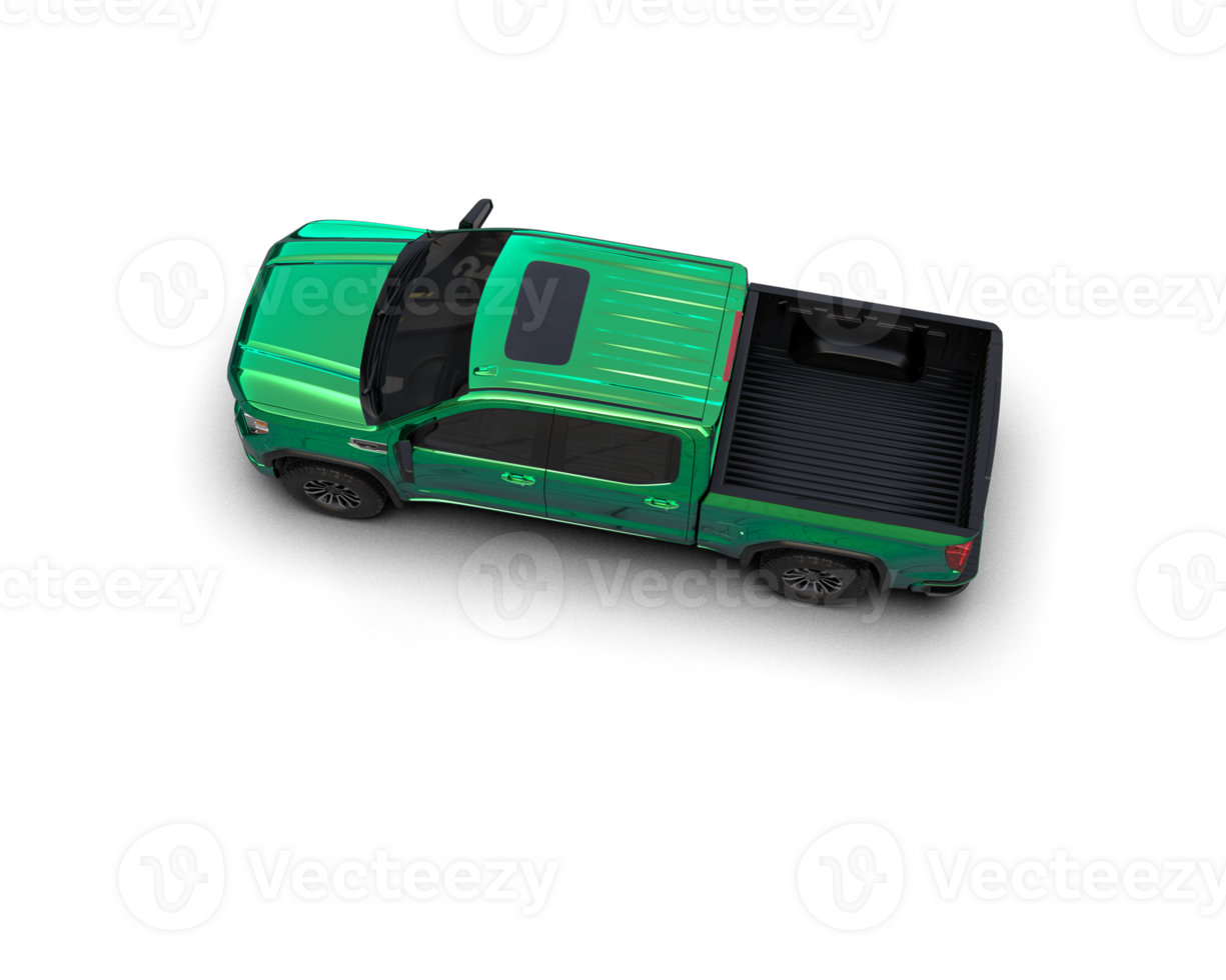 Pickup truck isolated on background. 3d rendering - illustration png