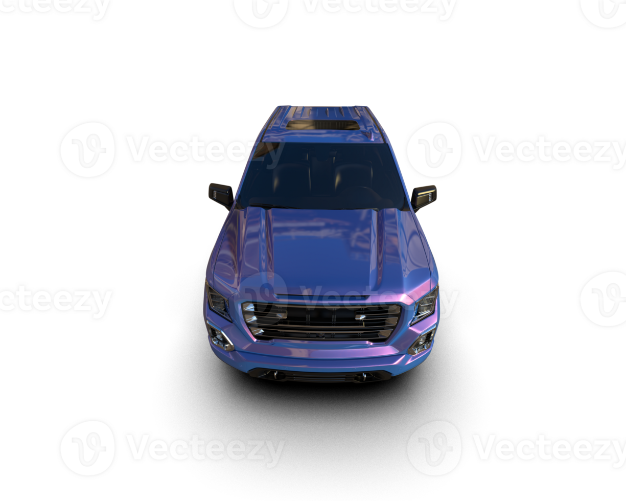 Pickup truck isolated on background. 3d rendering - illustration png
