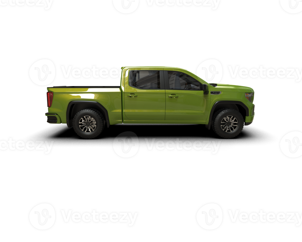 Pickup truck isolated on background. 3d rendering - illustration png