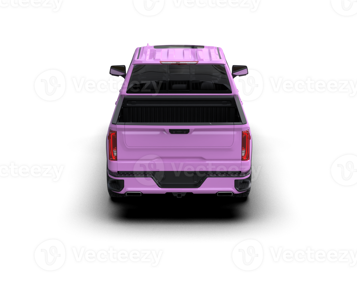Pickup truck isolated on background. 3d rendering - illustration png