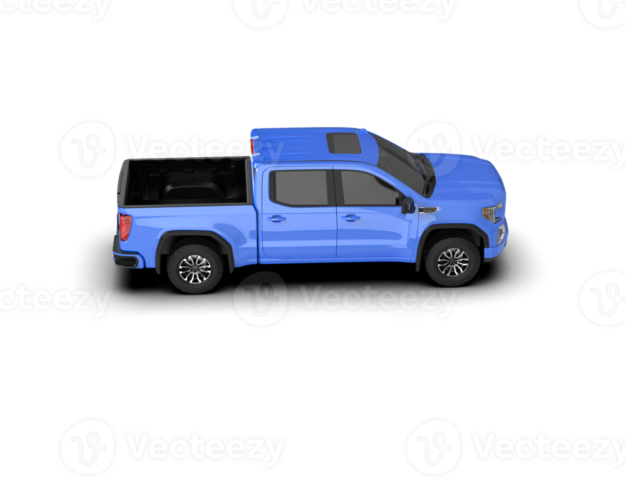 Pickup truck isolated on background. 3d rendering - illustration png