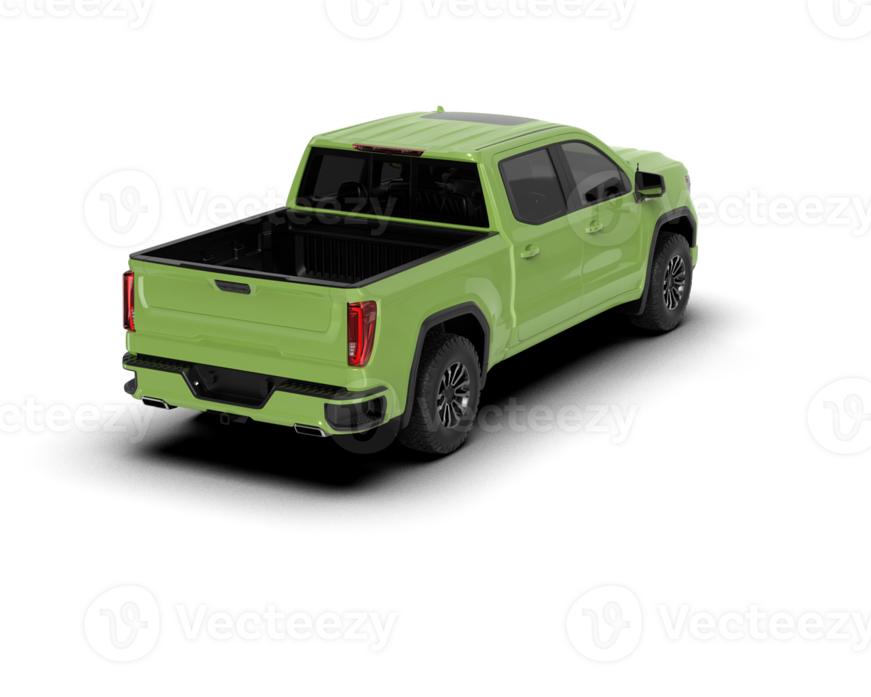 Pickup truck isolated on background. 3d rendering - illustration png