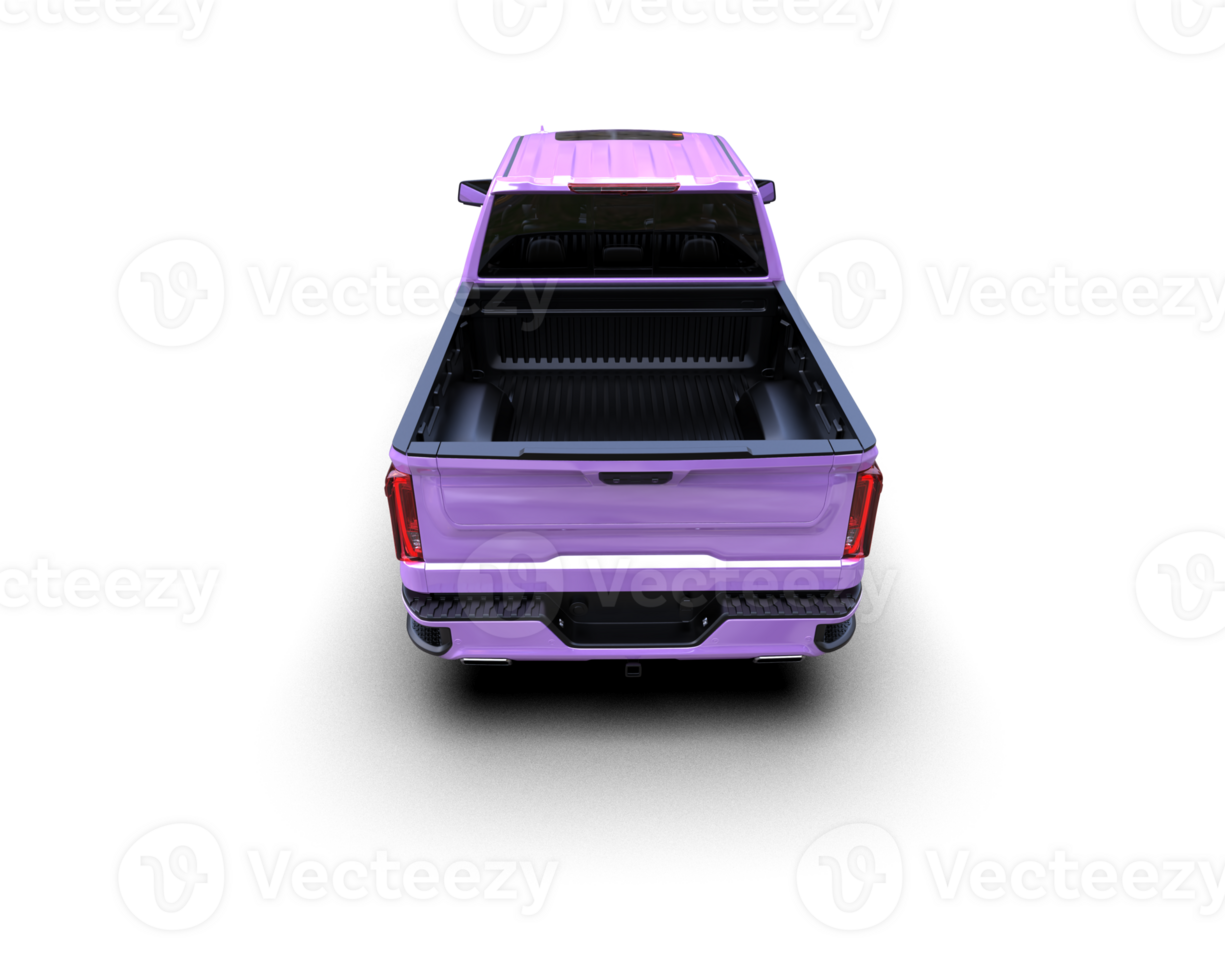 Pickup truck isolated on background. 3d rendering - illustration png