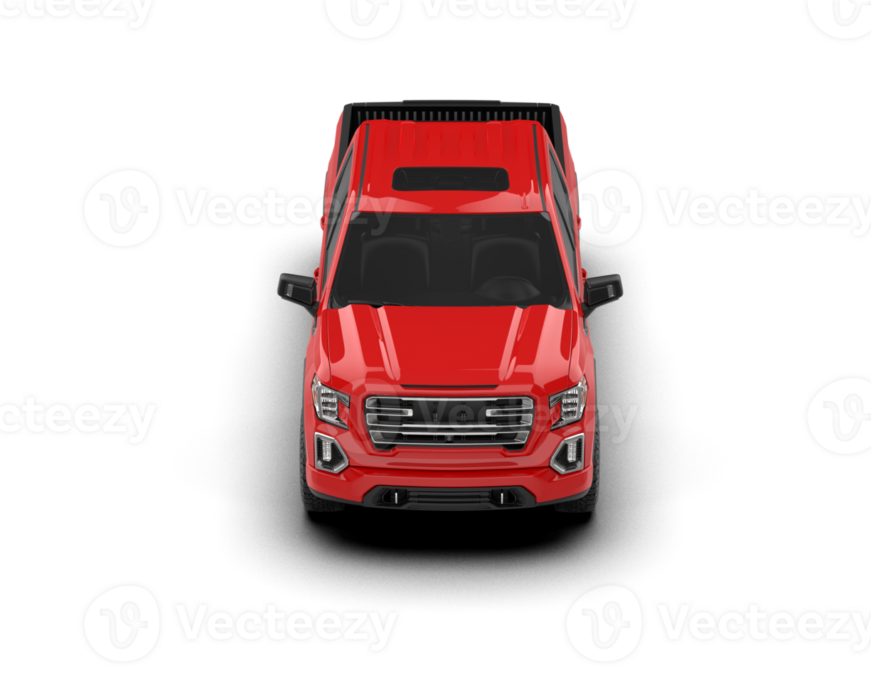 Pickup truck isolated on background. 3d rendering - illustration png