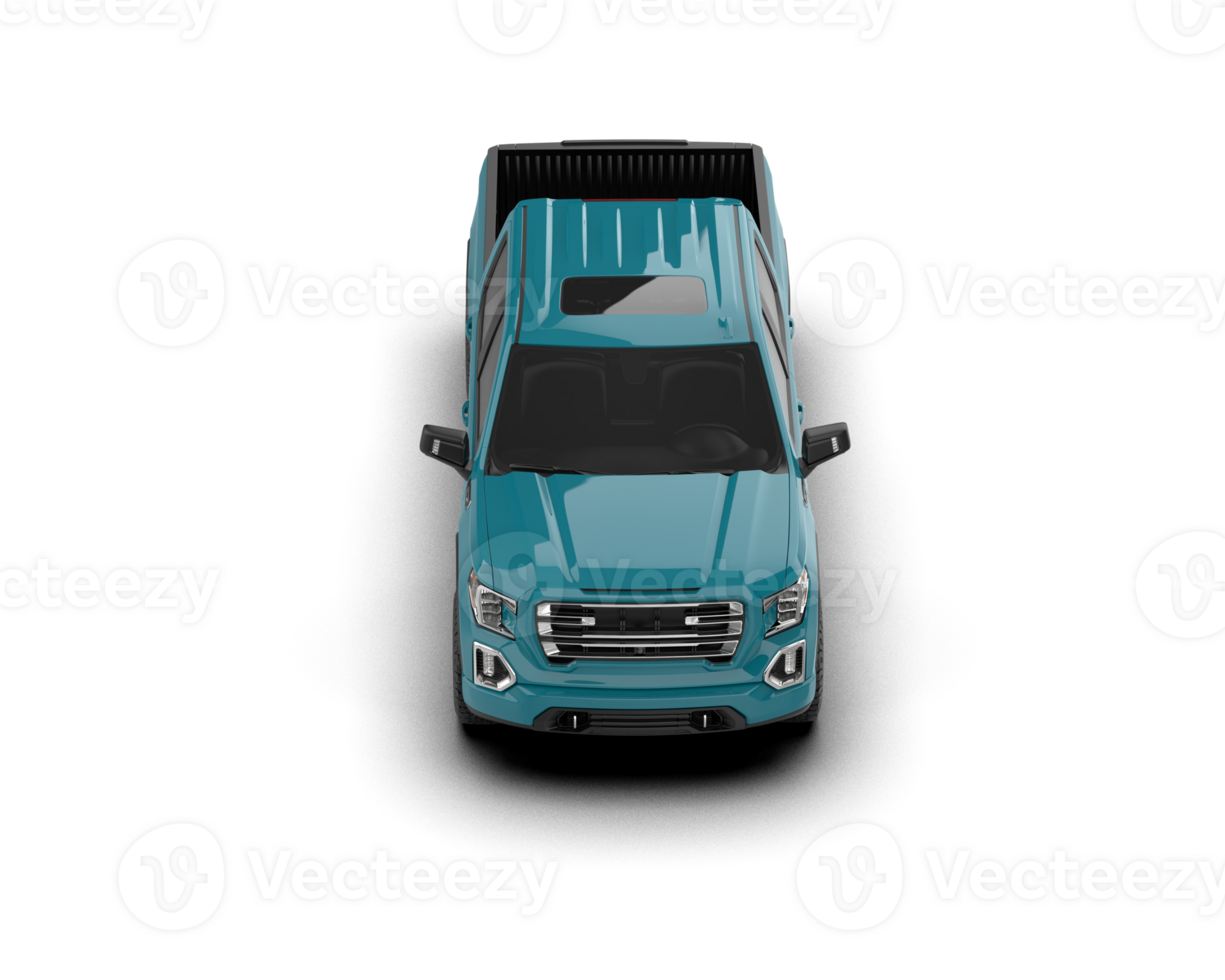 Pickup truck isolated on background. 3d rendering - illustration png