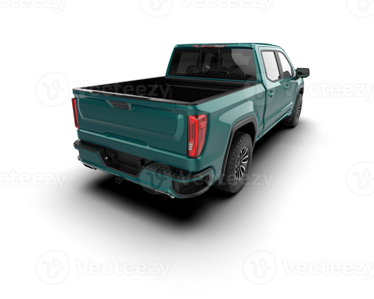 Pickup truck isolated on background. 3d rendering - illustration png