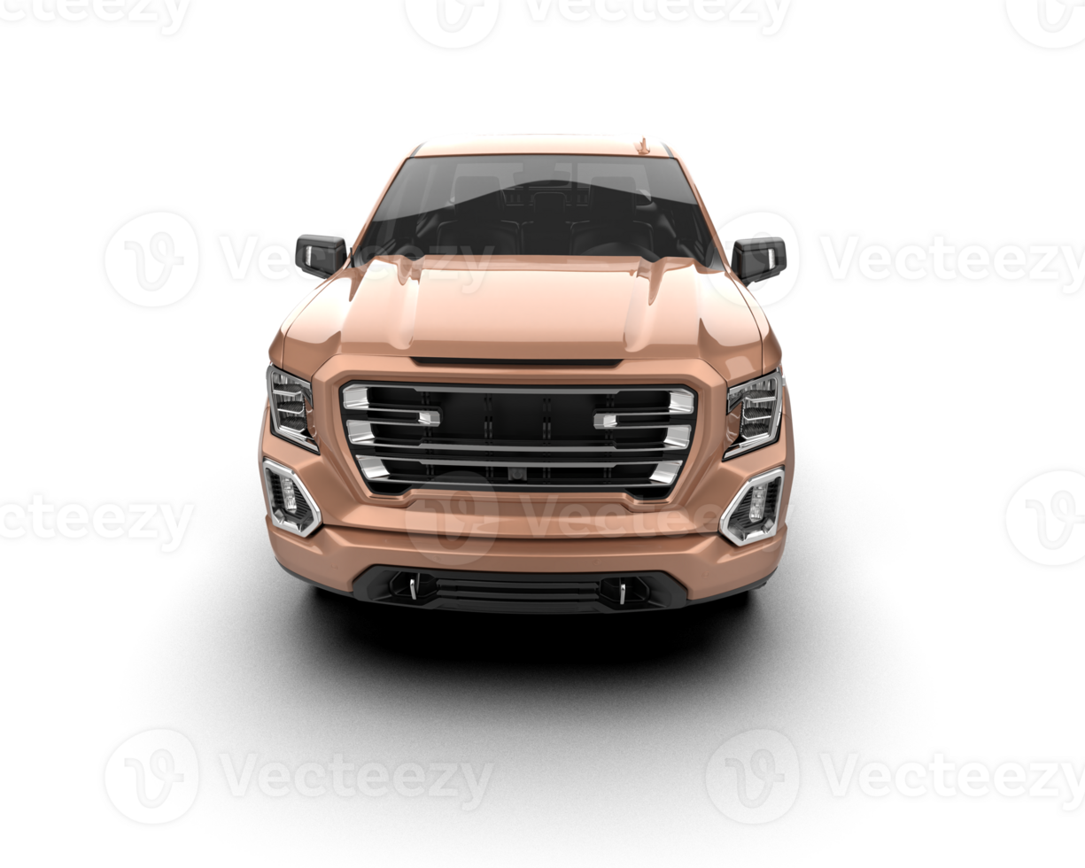Pickup truck isolated on background. 3d rendering - illustration png