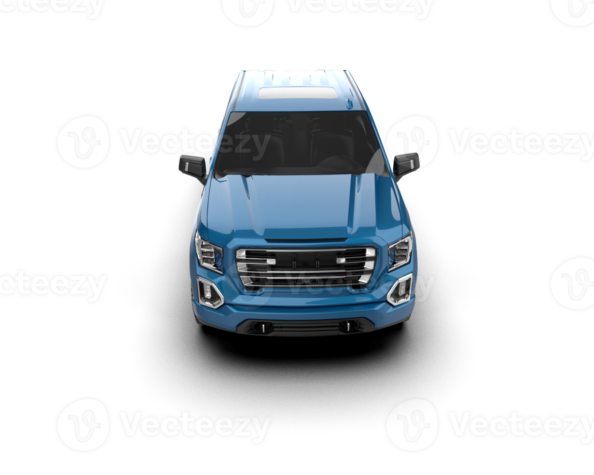 Pickup truck isolated on background. 3d rendering - illustration png